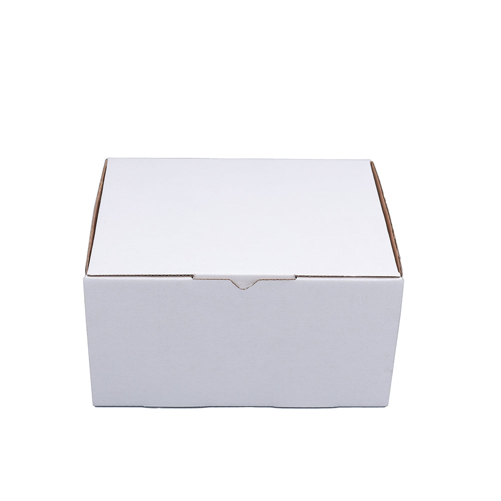 176 x 135 x 95mm Die cut White Mailing Box B117