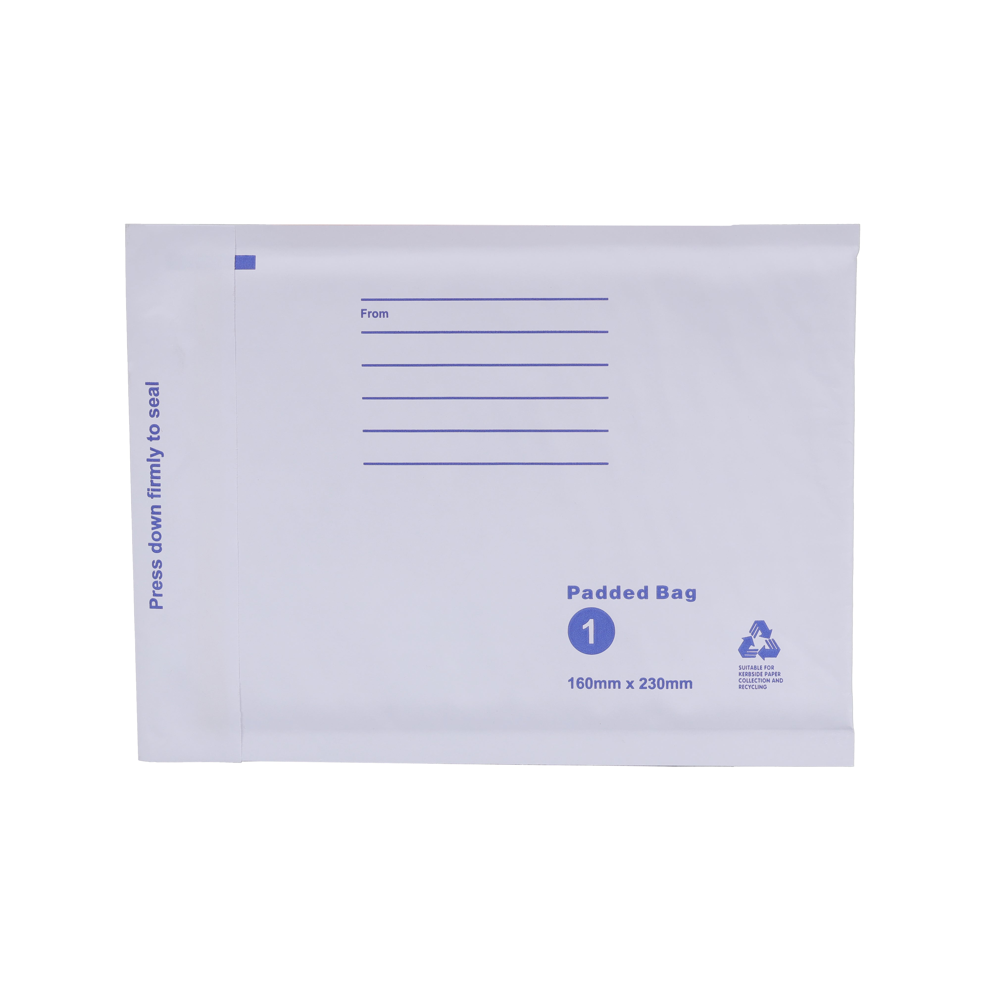 BubblePRO Bubble Mailer 01 160 x 230mm White Plain