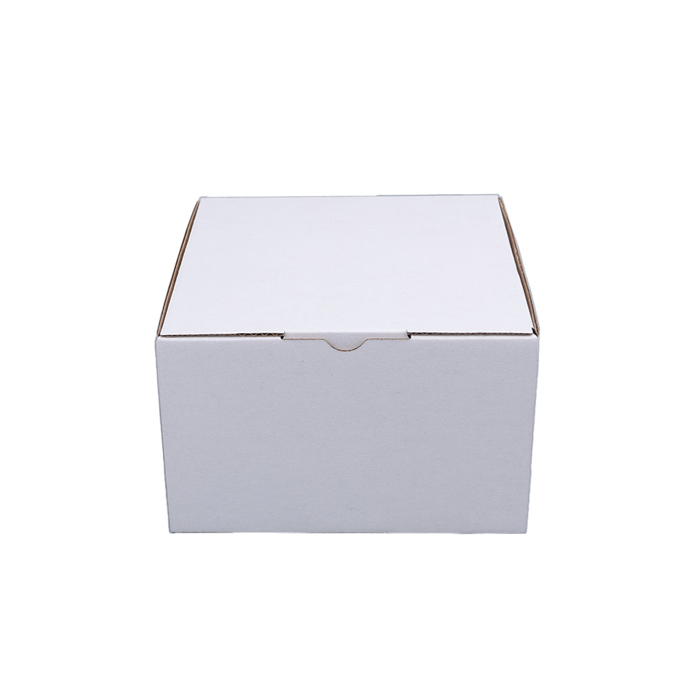 Die cut Mailing Box 140 x 140 x 90mm White B235