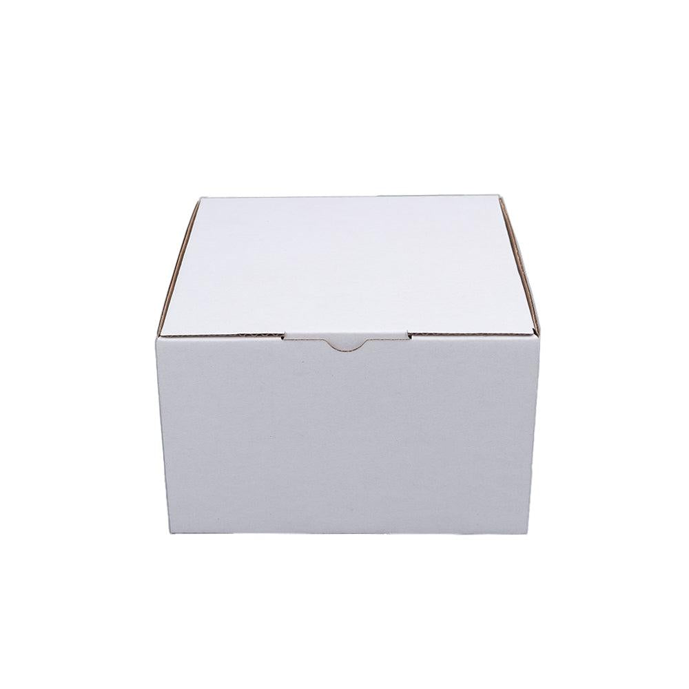 Die cut Mailing Box 140 x 140 x 90mm White B235 x100pcs