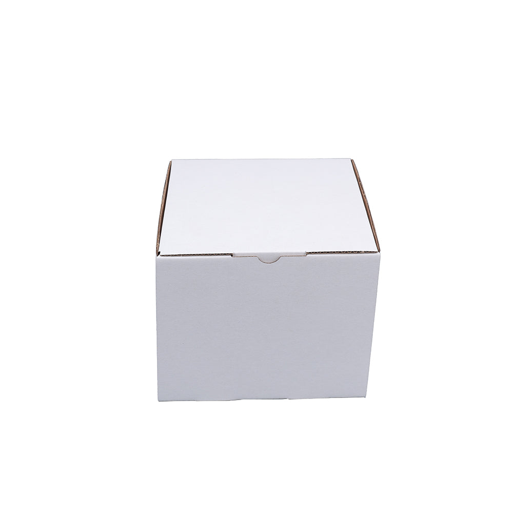 Die cut Mailing Box 140 x 140 x 115mm White B112