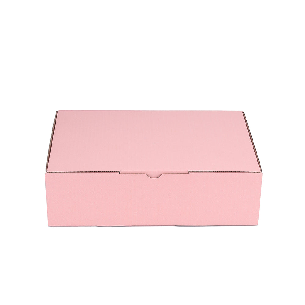210 x 140 x 60mm Die cut Rose Pink Mailing Box B322