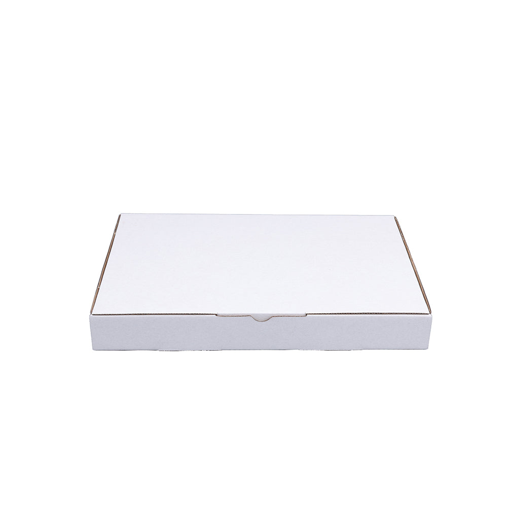 255 x 168 x 30mm Die cut White Mailing Box B132