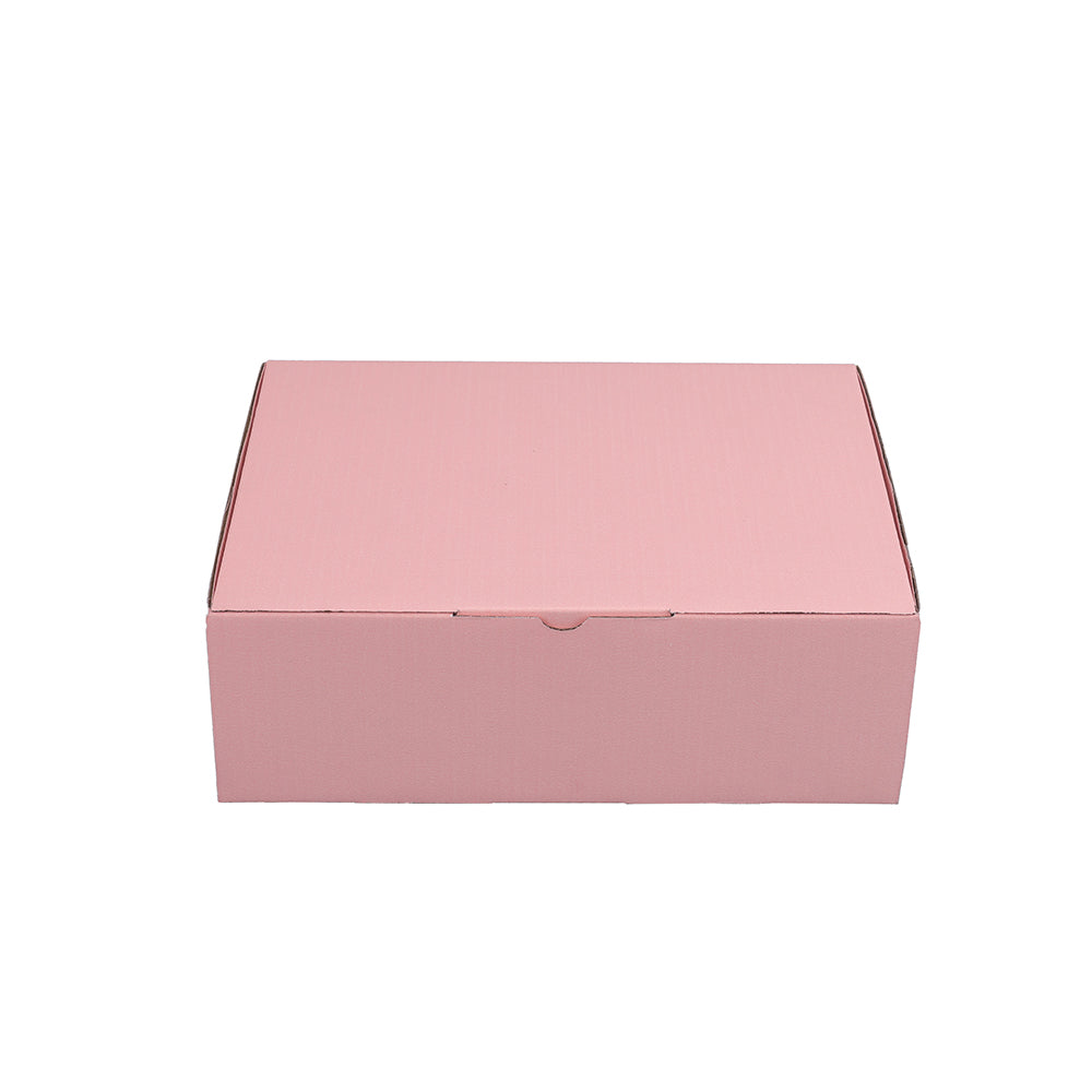220 x 160 x 77mm A5 Die cut Full Rose Pink Mailing Box B23