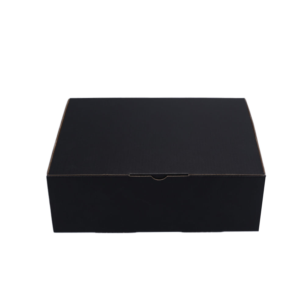 270 x 200 x 95mm Die cut Black Mailing Box B162