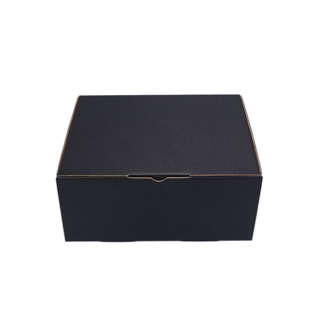 220 x 160 x 100mm A5 Die cut Black Mailing Box B181