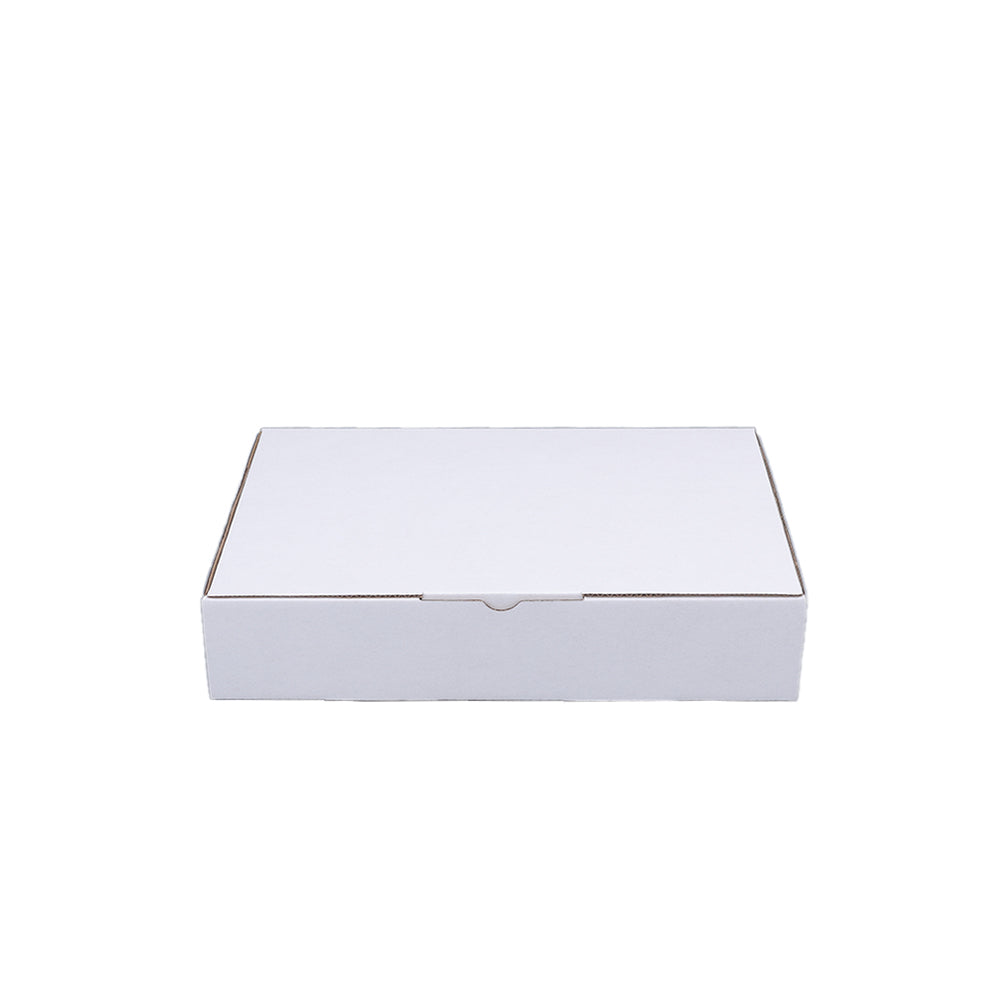 250 x 158 x 50mm Die cut White Mailing Box B226