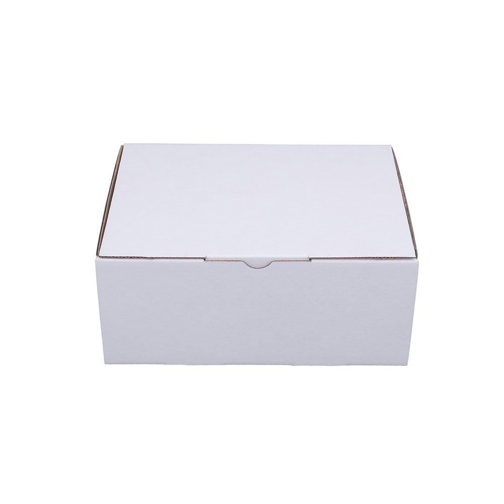 175 x 128 x 75mm Die cut White Mailing Box B180