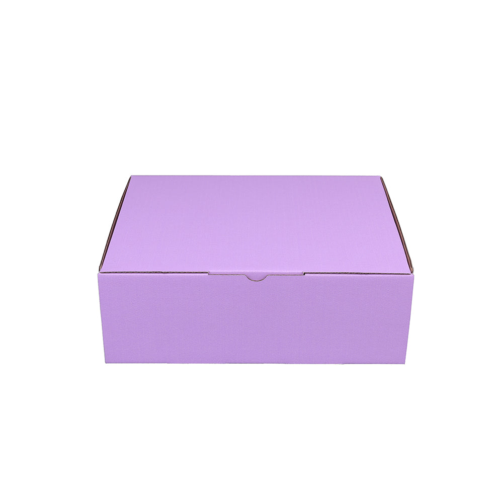 220 x 160 x 77mm A5 Die cut Lavender Mailing Box B389