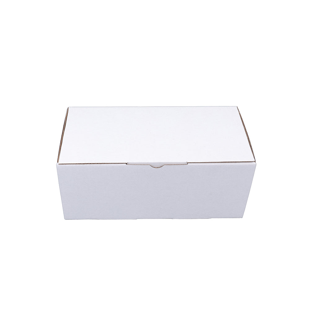 220 x 110 x 95mm Die cut White Mailing Box B147