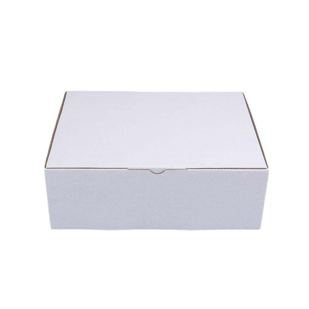 265 x 245 x 100mm Die cut White Mailing Box B99