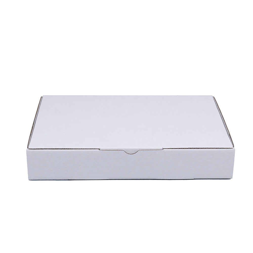 220 x 145 x 35mm Die cut Full White Mailing Box B290