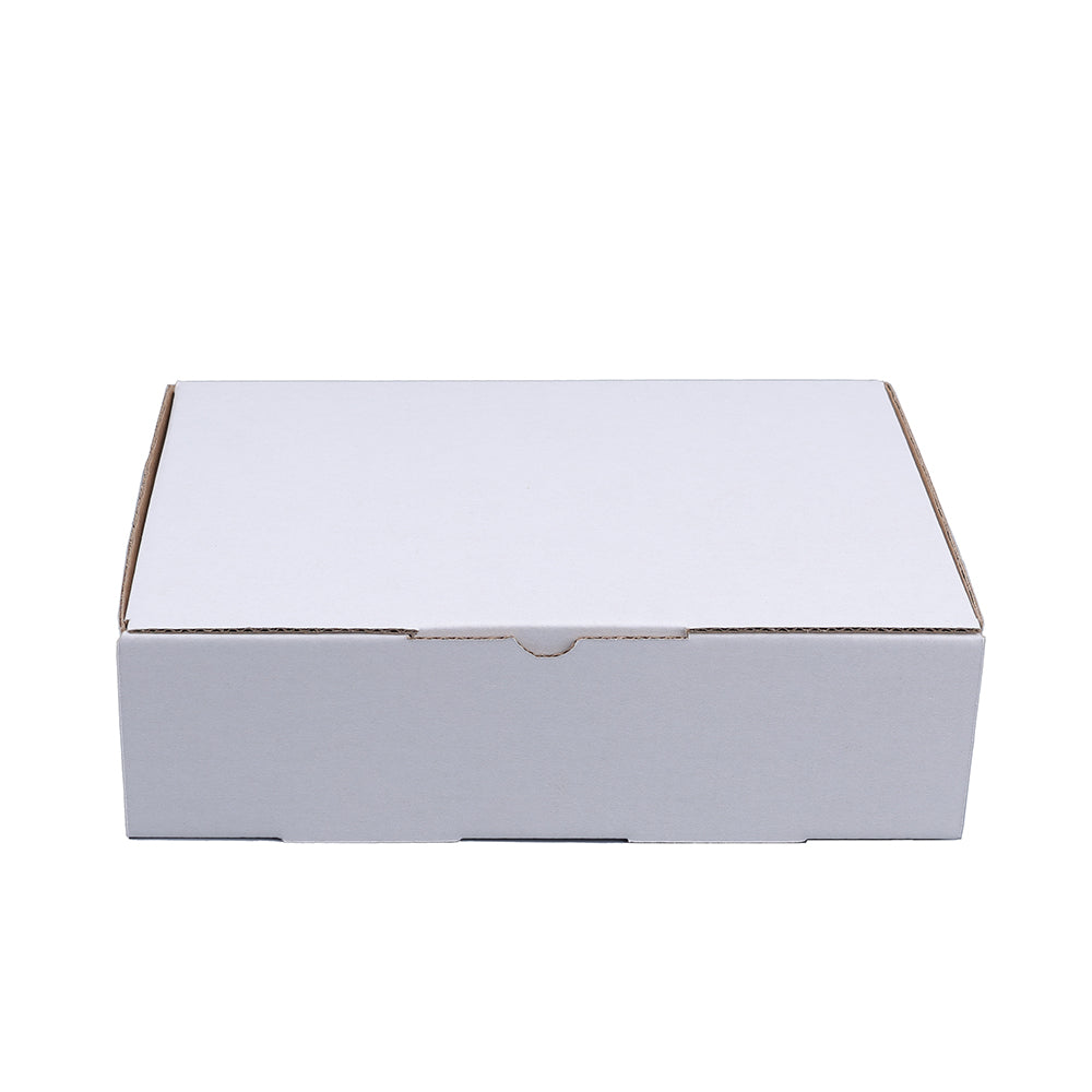 100pcs 210 x 140 x 60mm Diecut White Mailing Box B11