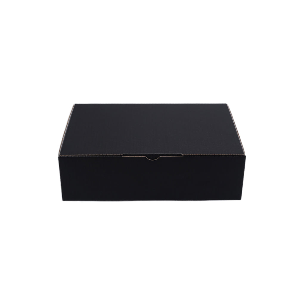 210 x 140 x 60mm Premium Tuck Full Black Mailing Box B216