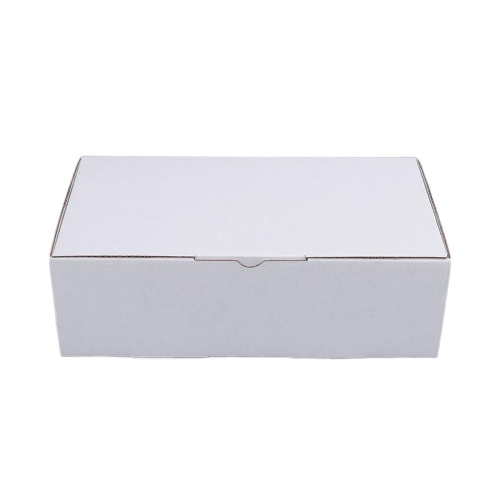 240 x 125 x 75mm Die cut Full White Mailing Box B288 x100pcs