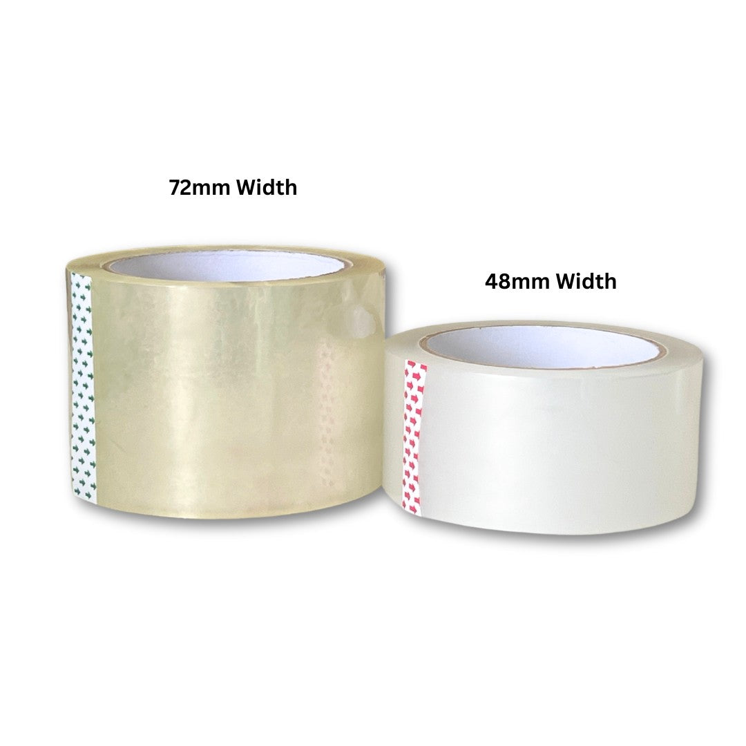 Adhesive Clear Packaging Tape 72mm x 75m A135