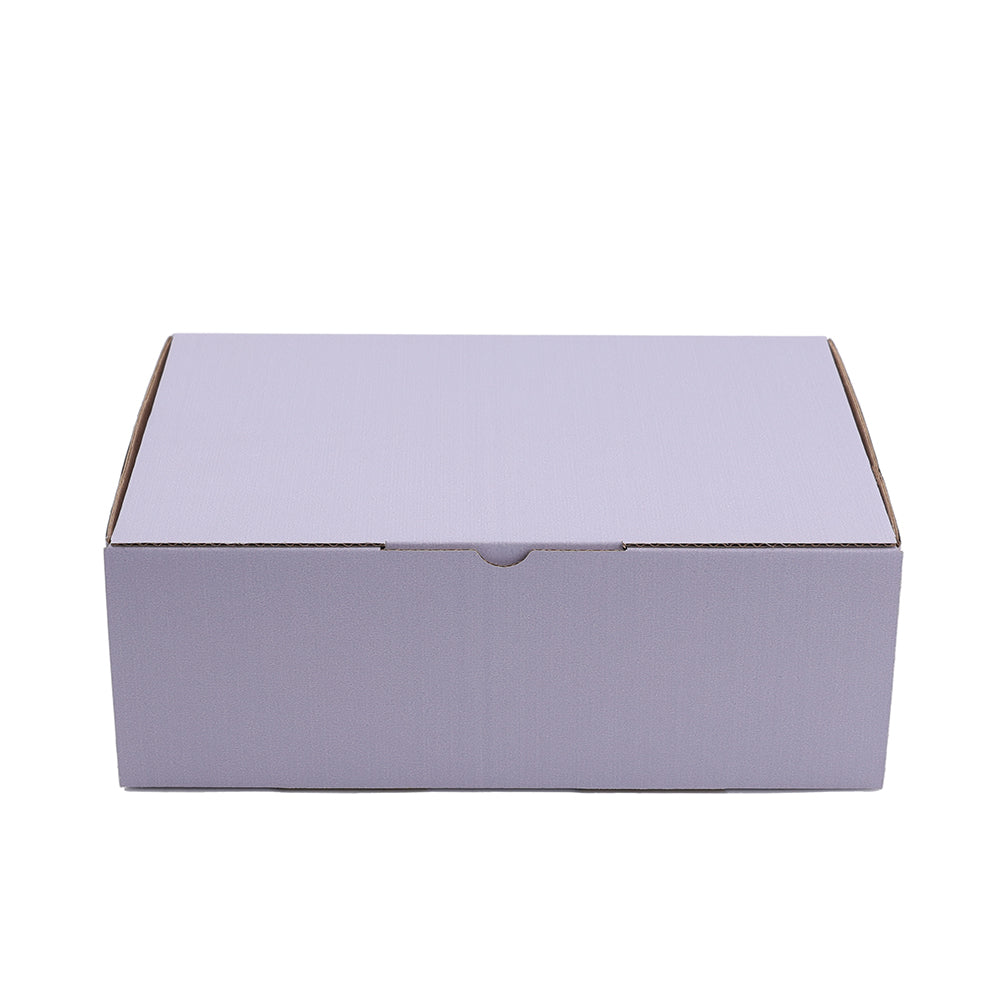 220 x 160 x 77mm A5 Die cut Modern Grey Mailing Box B374