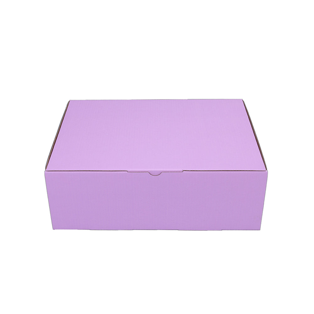 310 x 230 x 105mm A4 Die cut Lavender Mailing Box B387