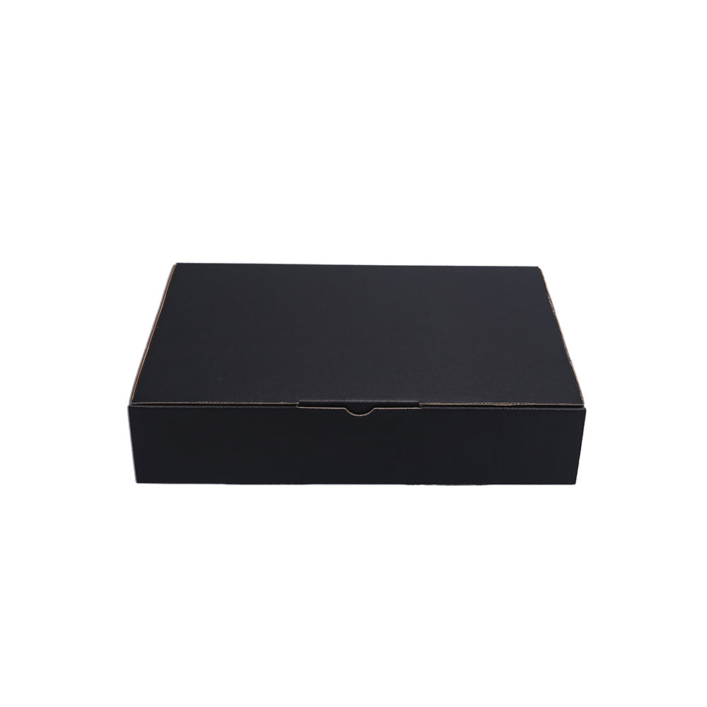 250 x 170 x 52mm Die Cut Black Mailing Box B386