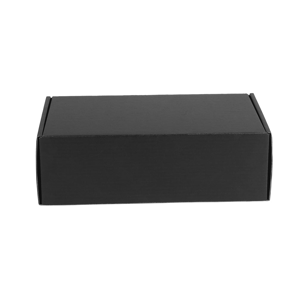 240x125x75mm Tuck Front Full Black Mailing Box B193