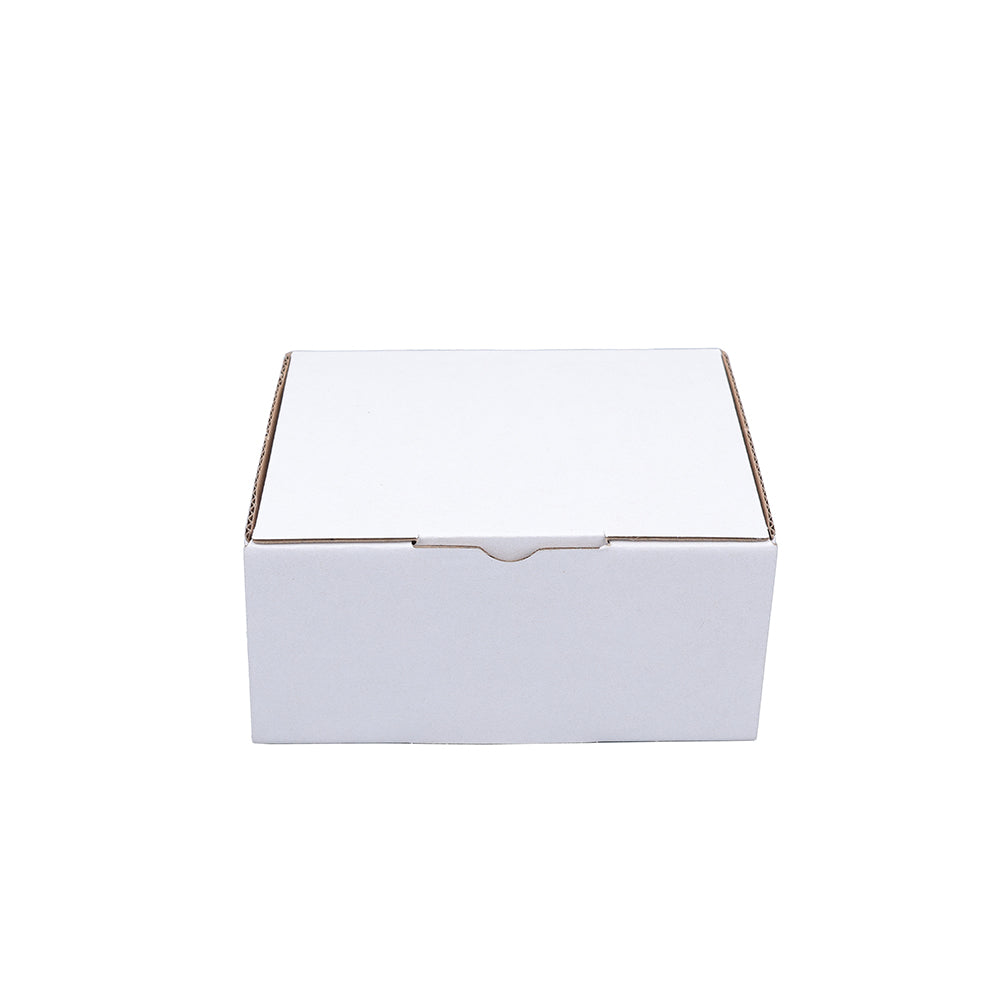 Die cut Mailing Box 128 x 97 x 60mm White B115