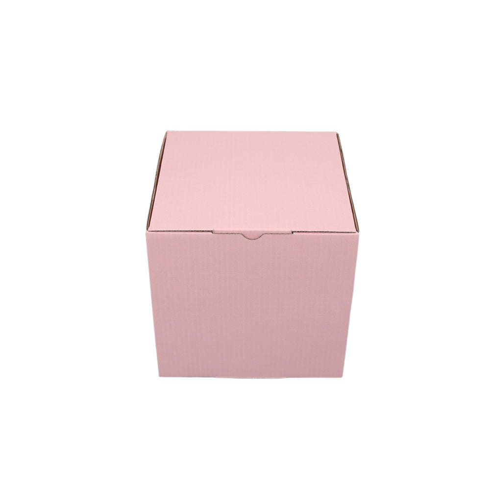 150 x 150 x 150mm Die Cut Rose Pink Mailing Box B327