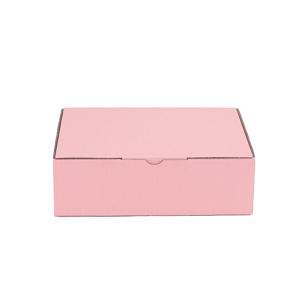 174 x 128 x 53mm Die Cut Rose Pink Mailing Box B282