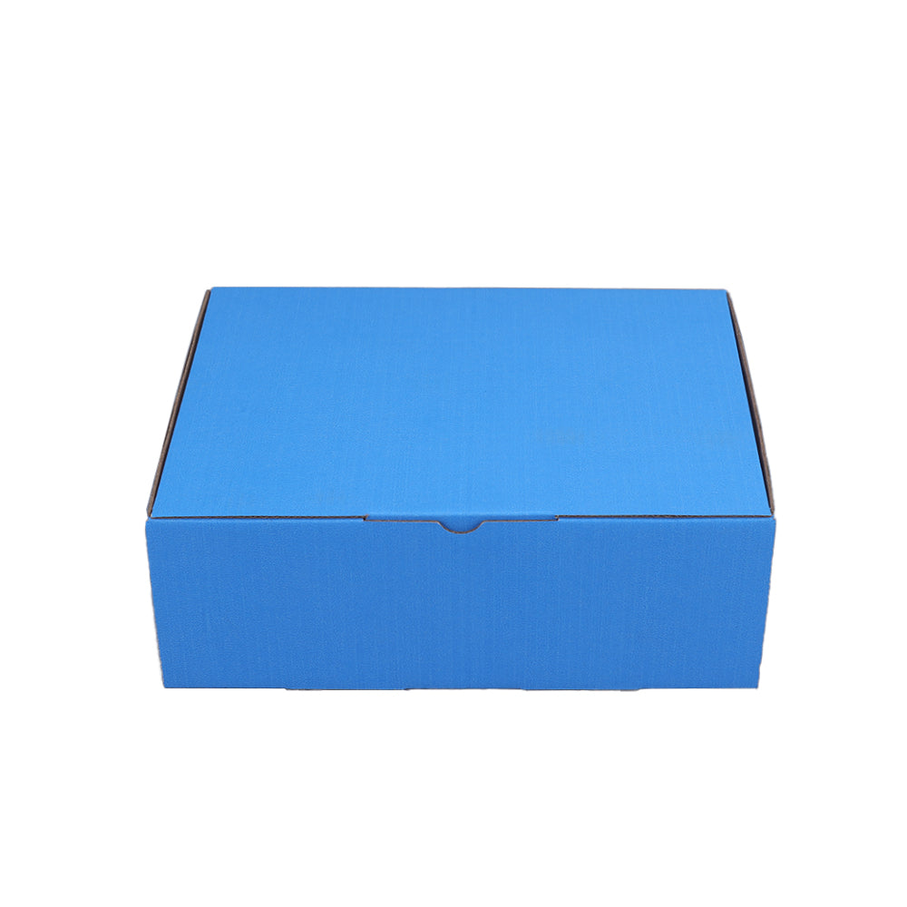 220 x 160 x 77mm A5 Die cut Blue Mailing Box B58