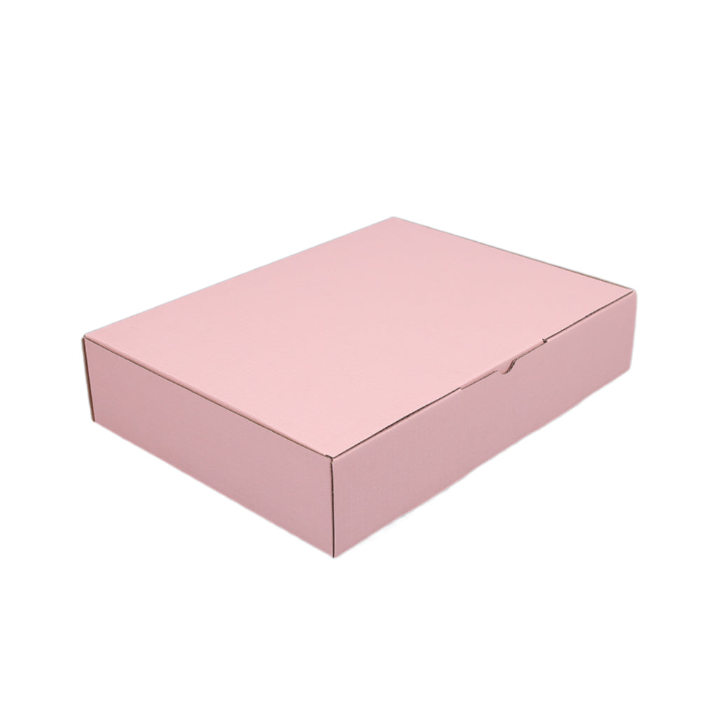 270 x 200 x 55mm Die cut Rose Pink Mailing Box B376