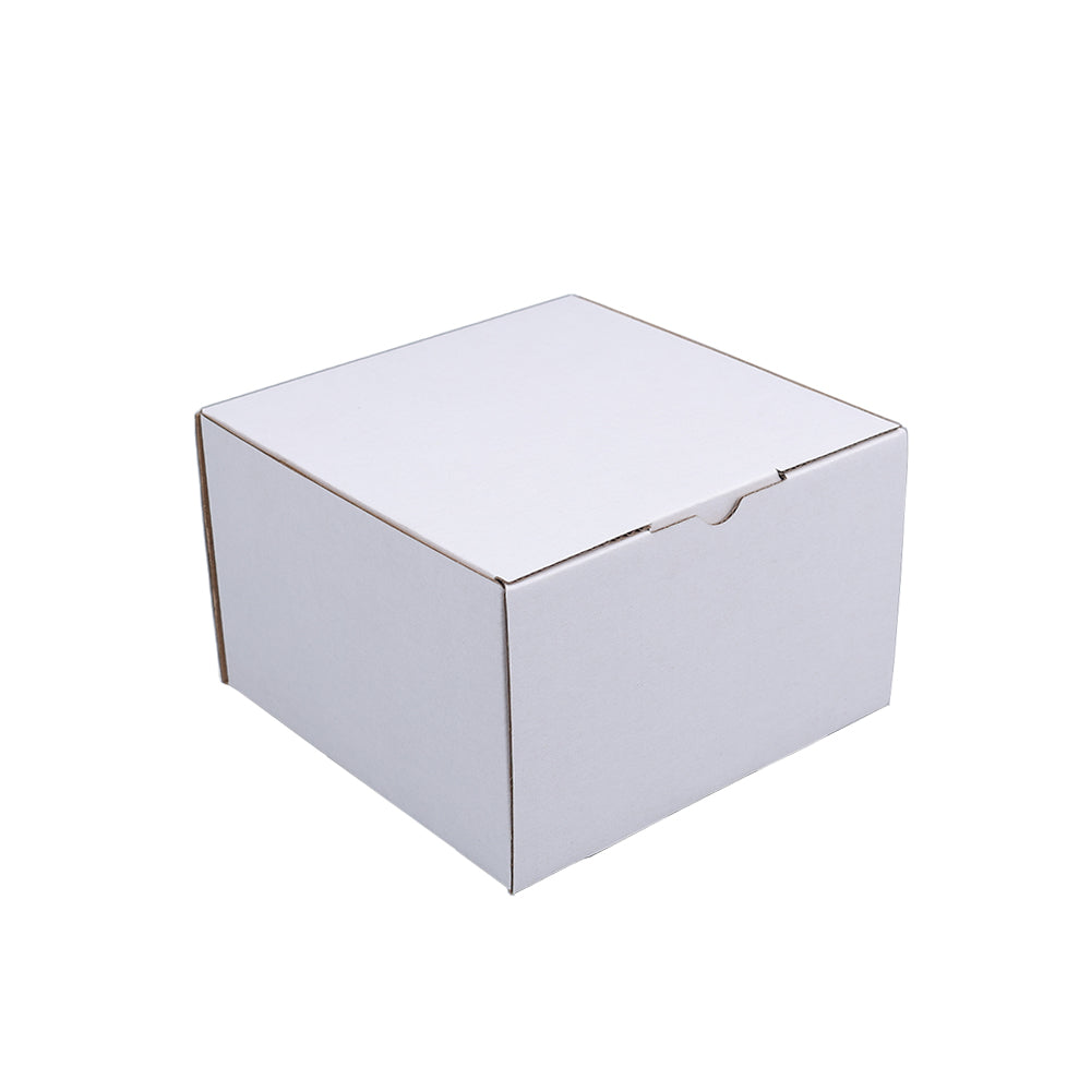Die cut Mailing Box 140 x 140 x 90mm White B235