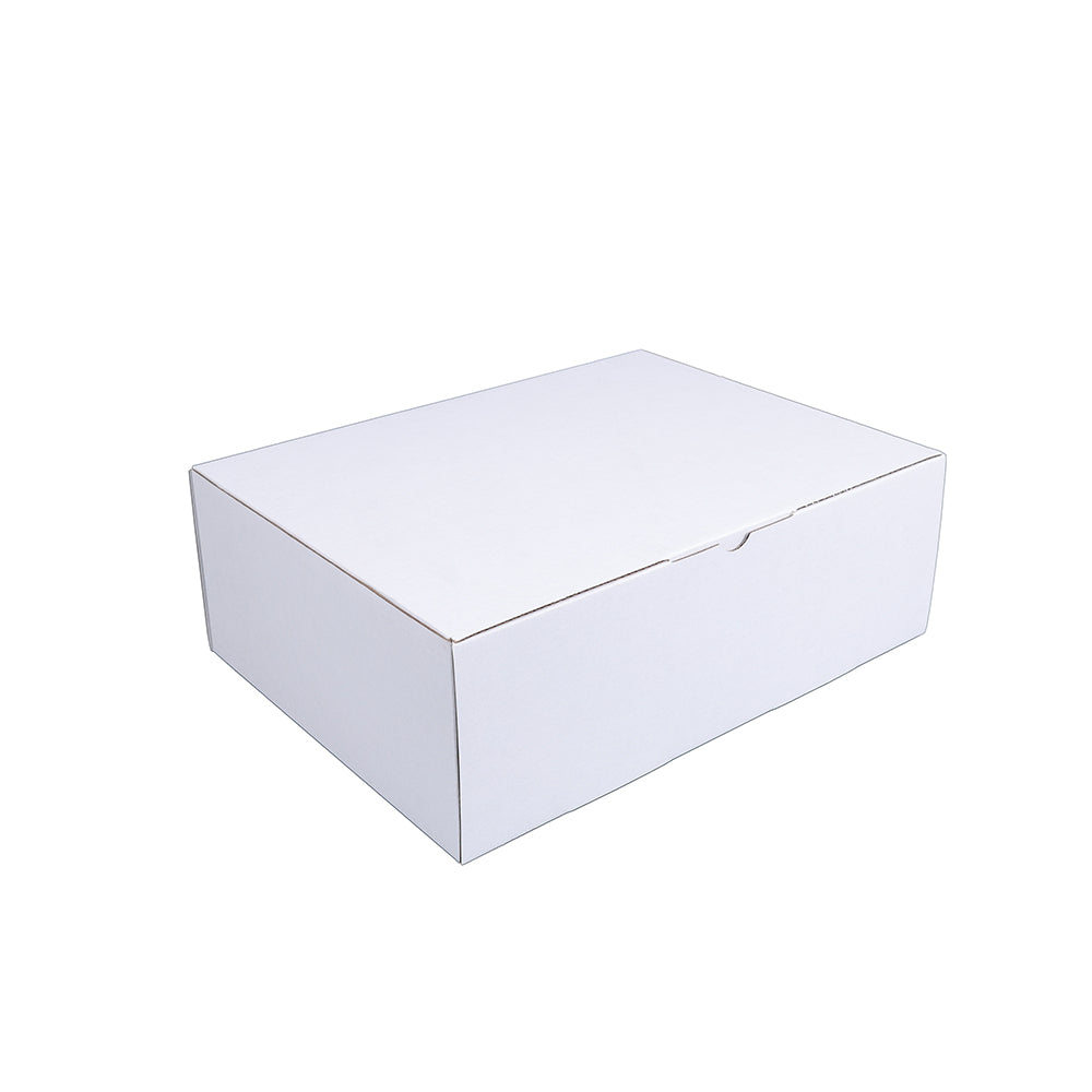 310 x 230 x 105mm A4 Die cut Full White Mailing Box B291