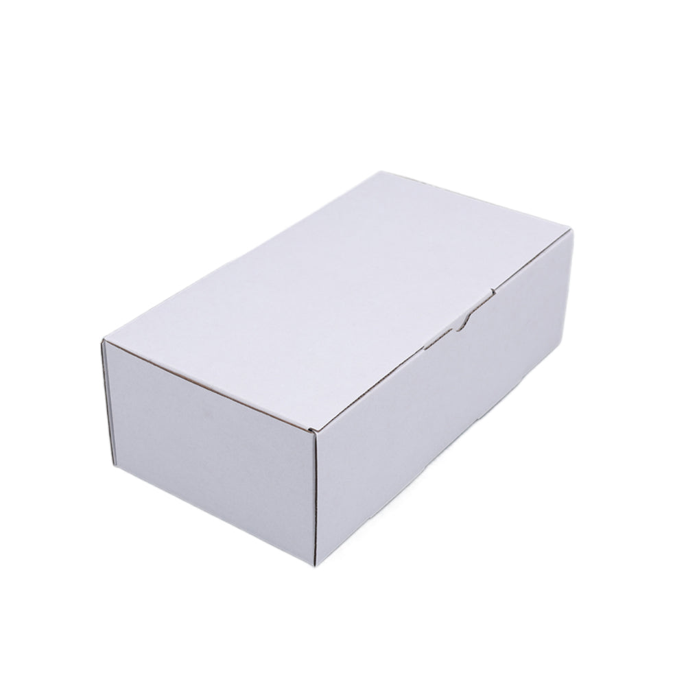 240 x 125 x 75mm Die cut Full White Mailing Box B288