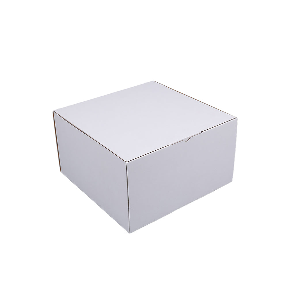 265 x 265 x 150mm Die cut White Mailing Box B128