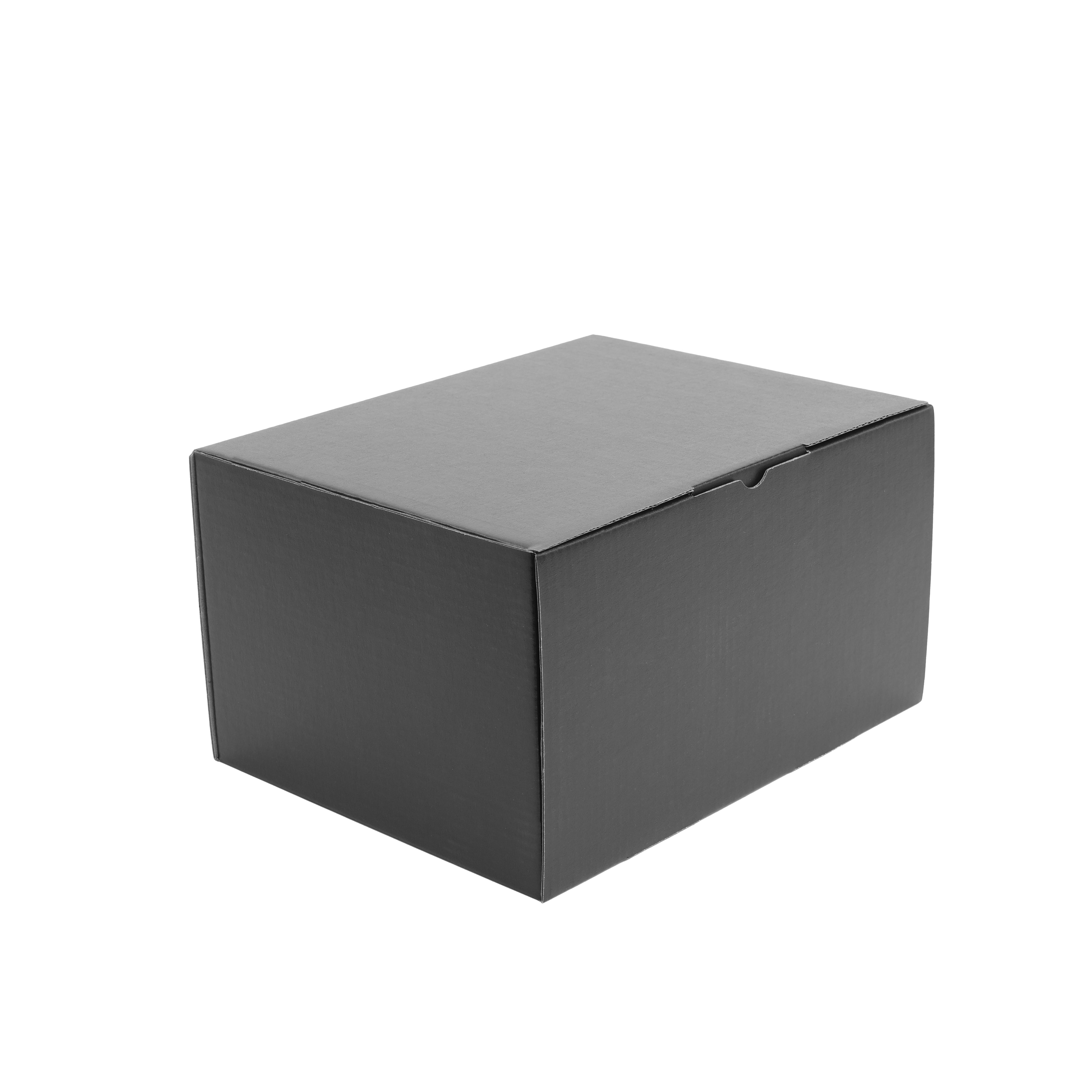 230 x 180 x 130mm Die cut Black Mailing Box B154