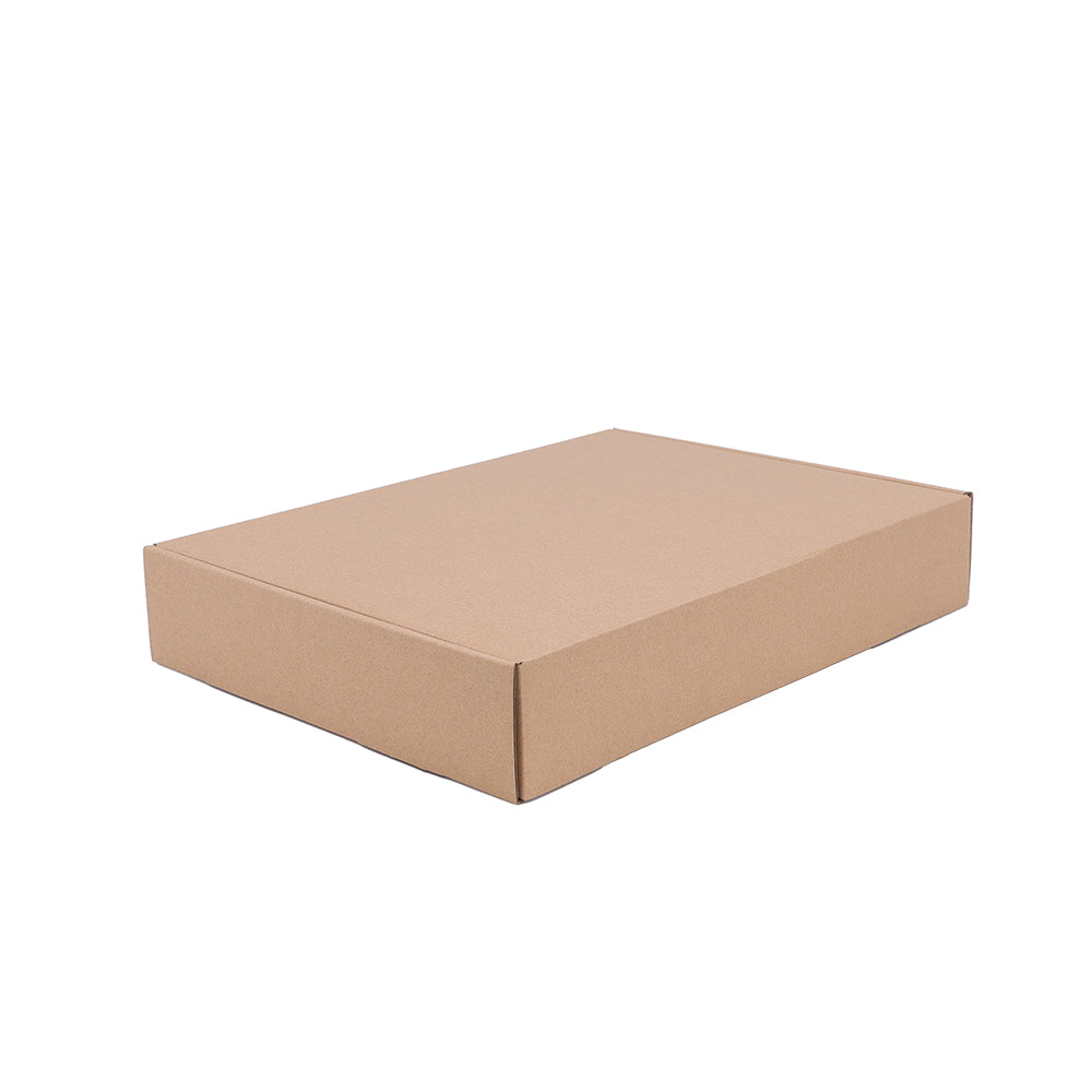 310 x 230 x 52mm A4 Tuck Front Brown Mailing Box B126