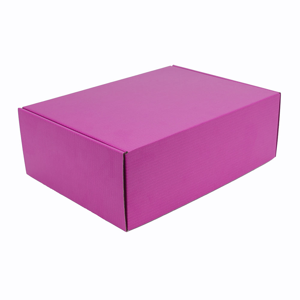 310 x 230 x 105mm A4 Tuck Full Purple Mailing Box B271