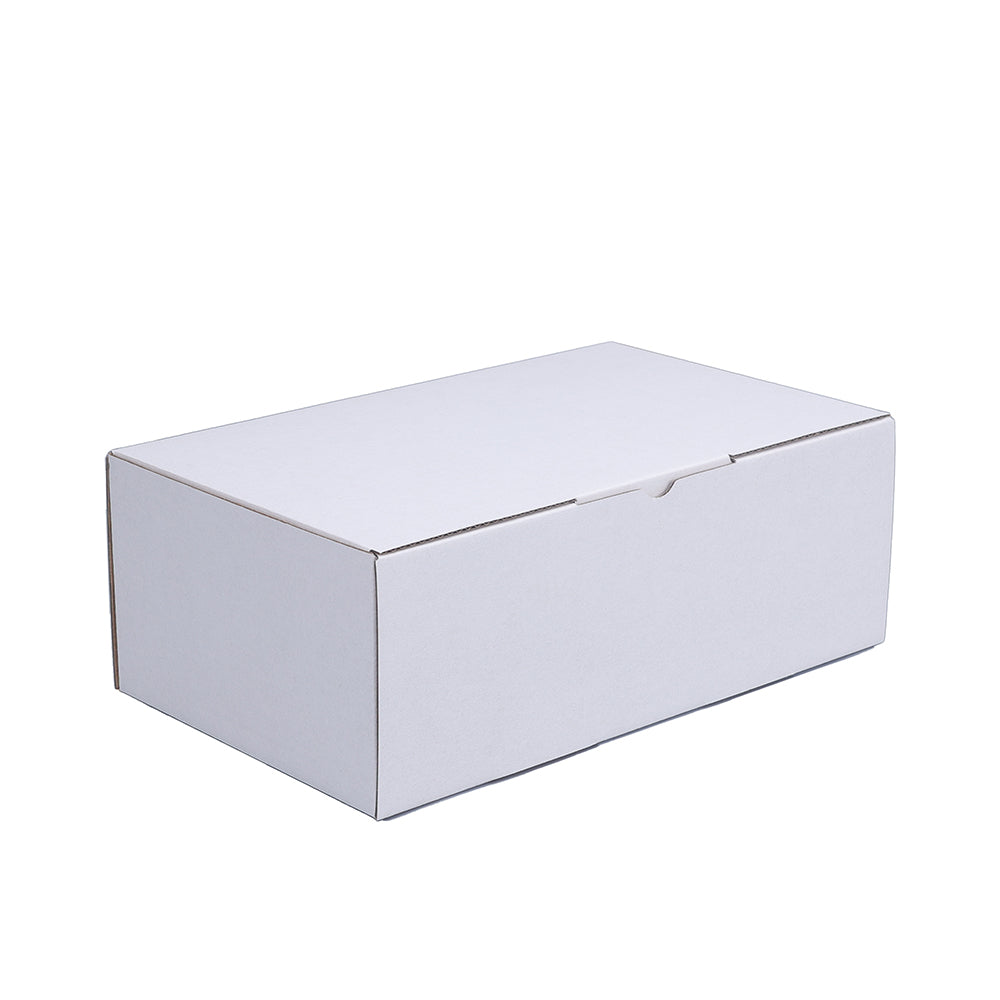 250 x 150 x 90mm Die cut White Mailing Box B12
