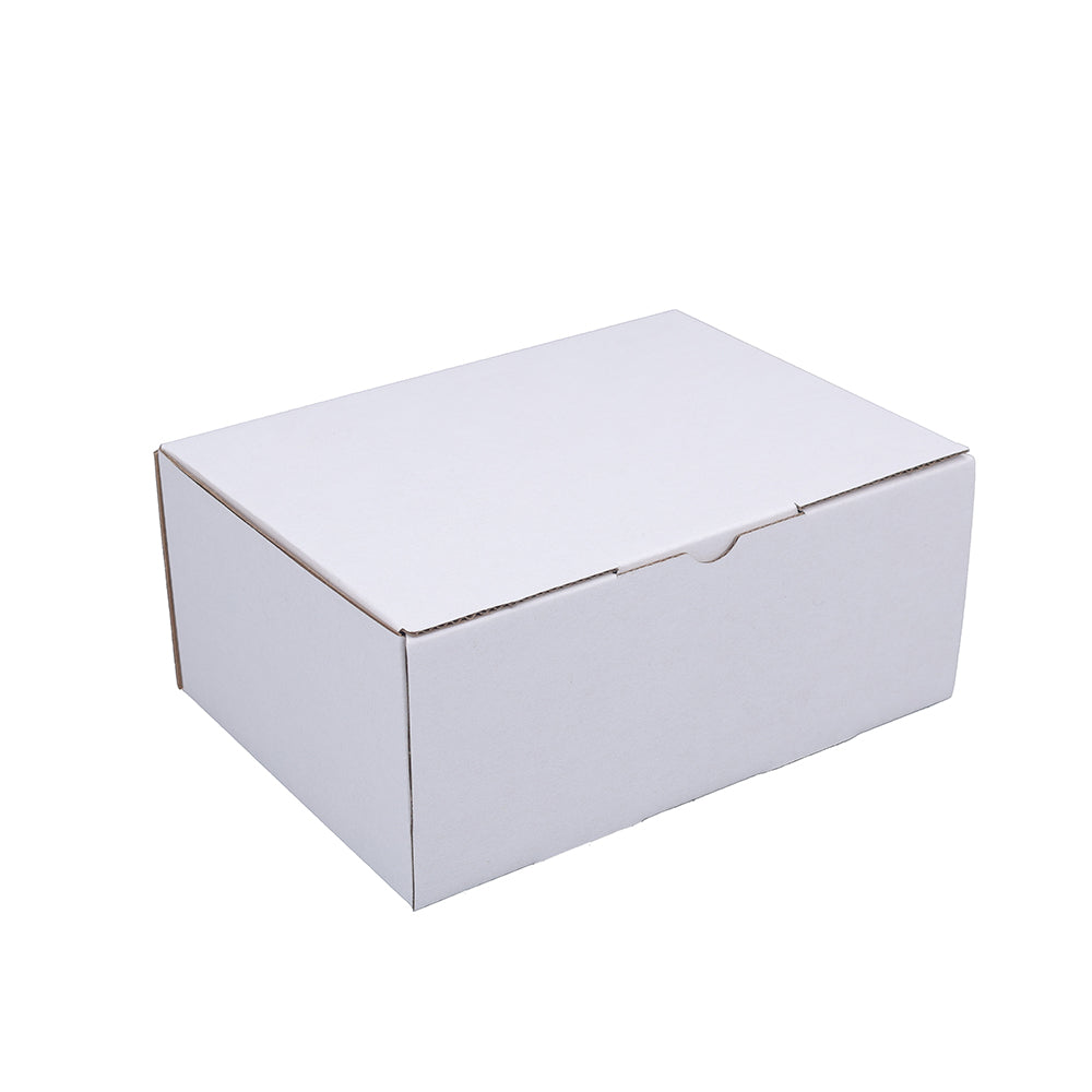 175 x 128 x 75mm Die cut White Mailing Box B180