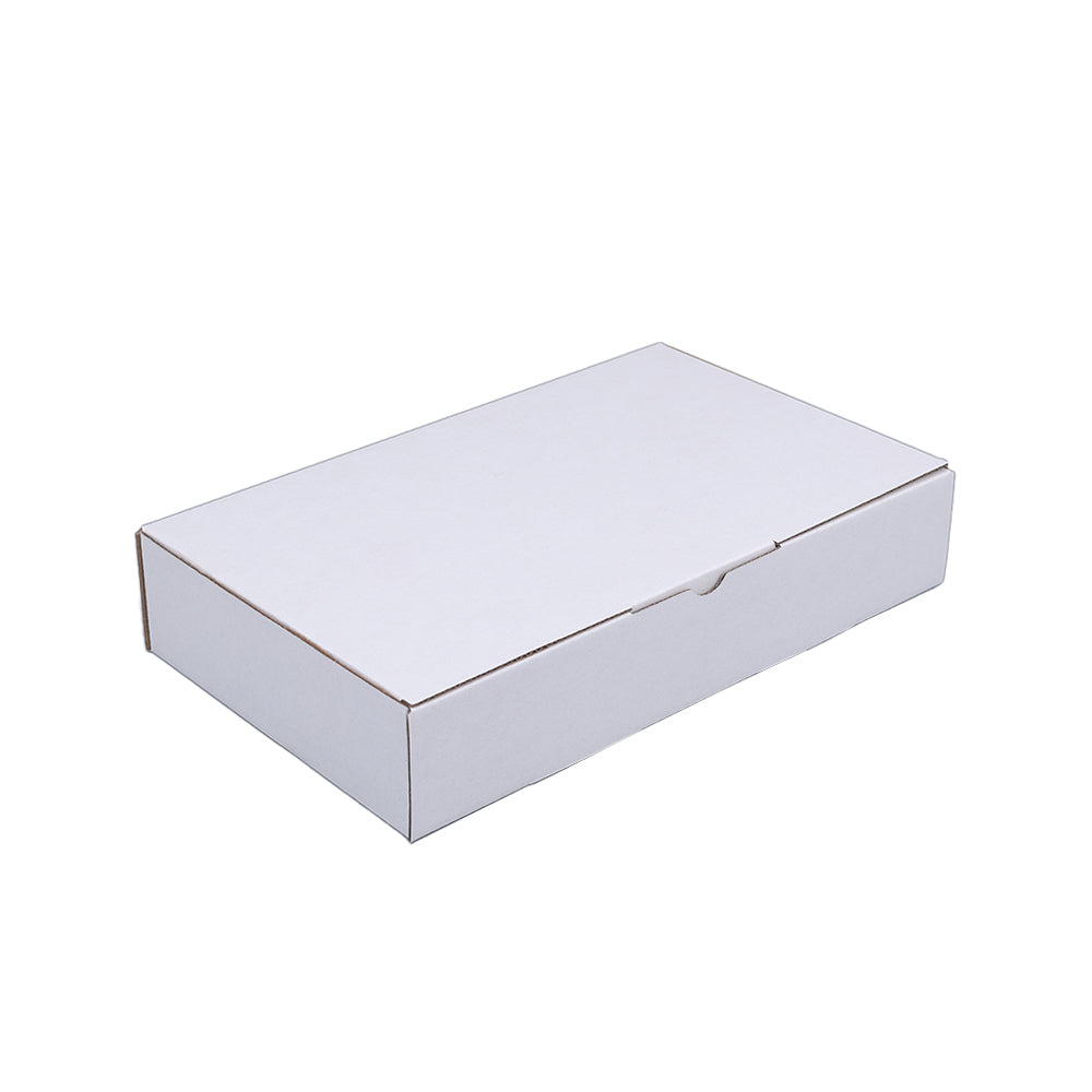 245 x 145 x 45mm Die cut White Mailing Box B217