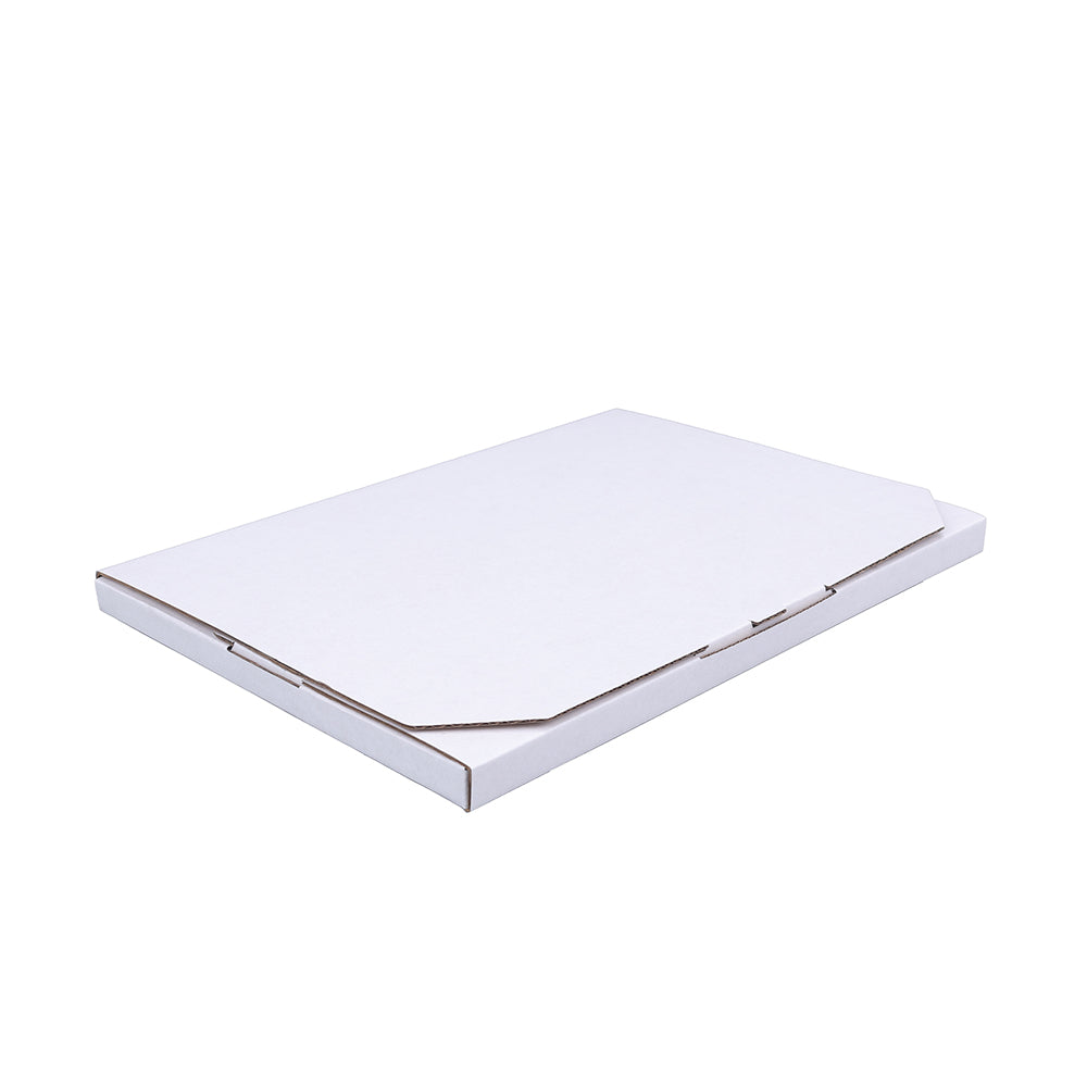 310 x 220 x 16mm A4 Superflat White Mailing Box B21