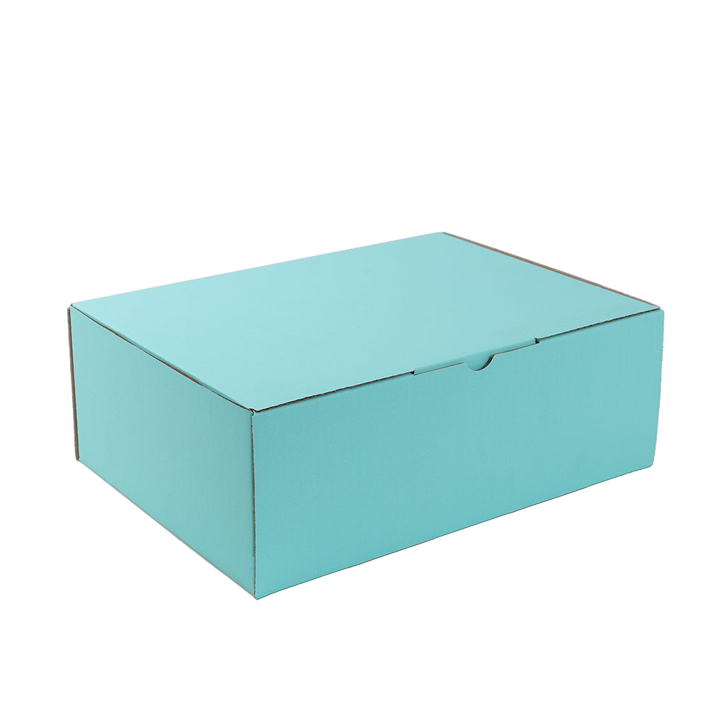 220 x 160 x 77mm A5 Die cut Mint Blue Mailing Box B334