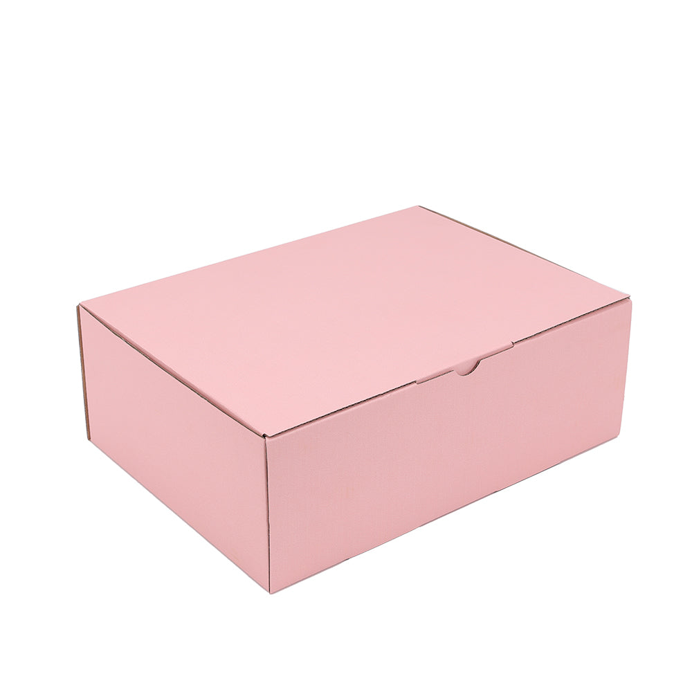 270 x 200 x 95mm Die cut Rose Pink Mailing Box B320