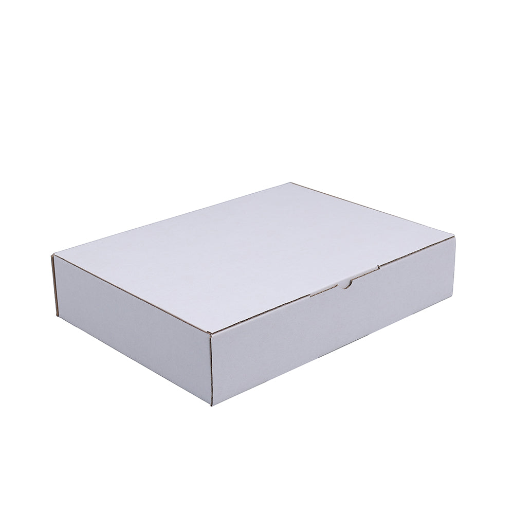 270 x 200 x 55mm Die cut White Mailing Box B108
