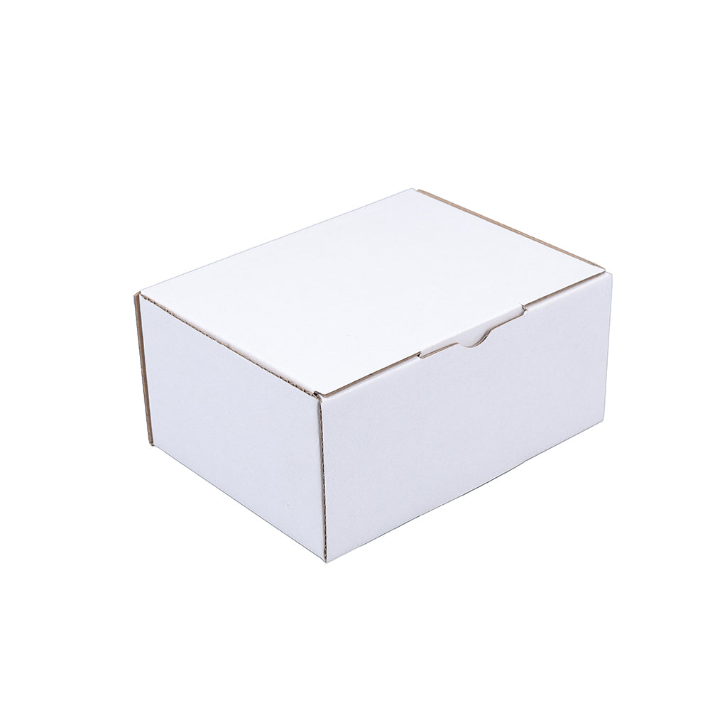 Die cut Mailing Box 128 x 97 x 60mm White B115