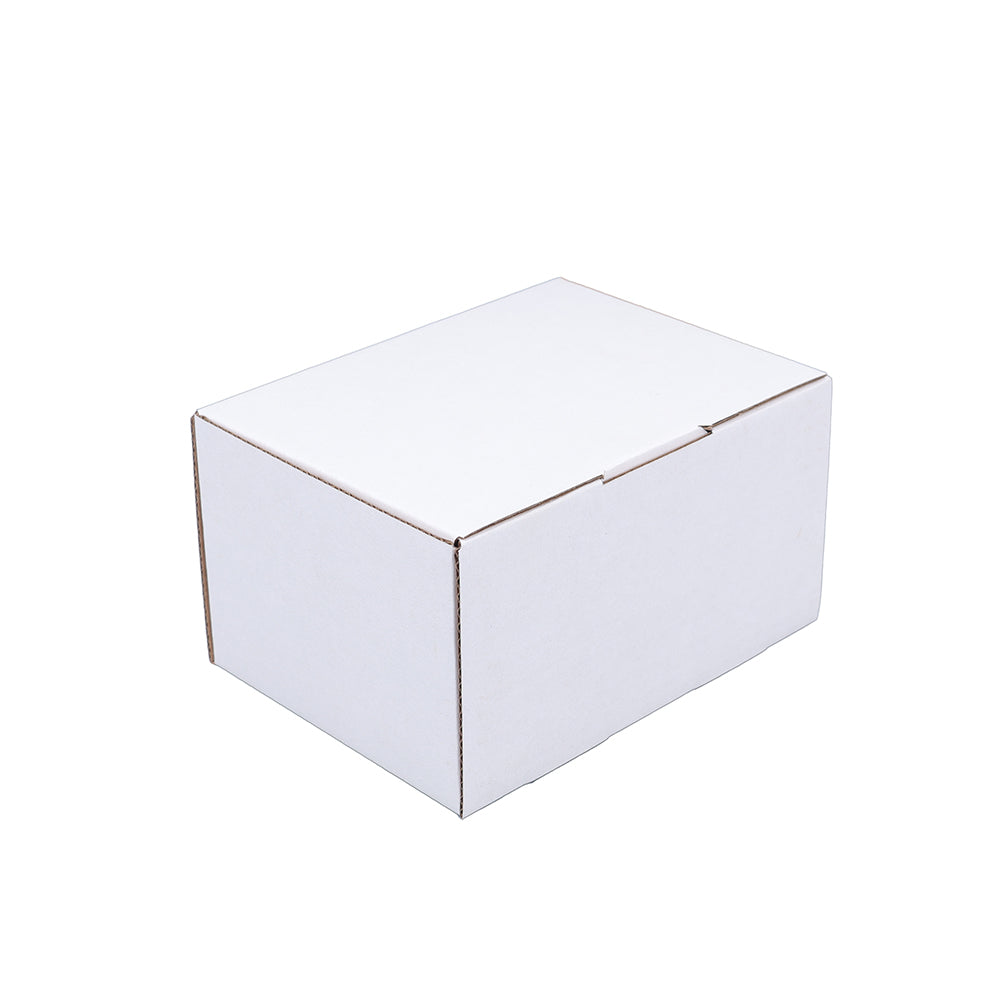 Mailing Box 132 x 100 x 75mm Die cut White B116