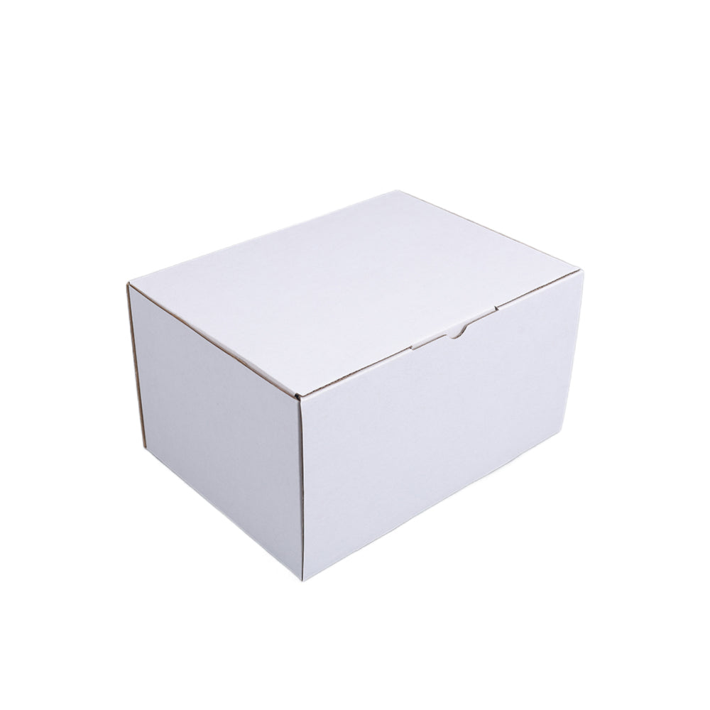 220 x 160 x 120mm A5 Die cut White Mailing Box B225