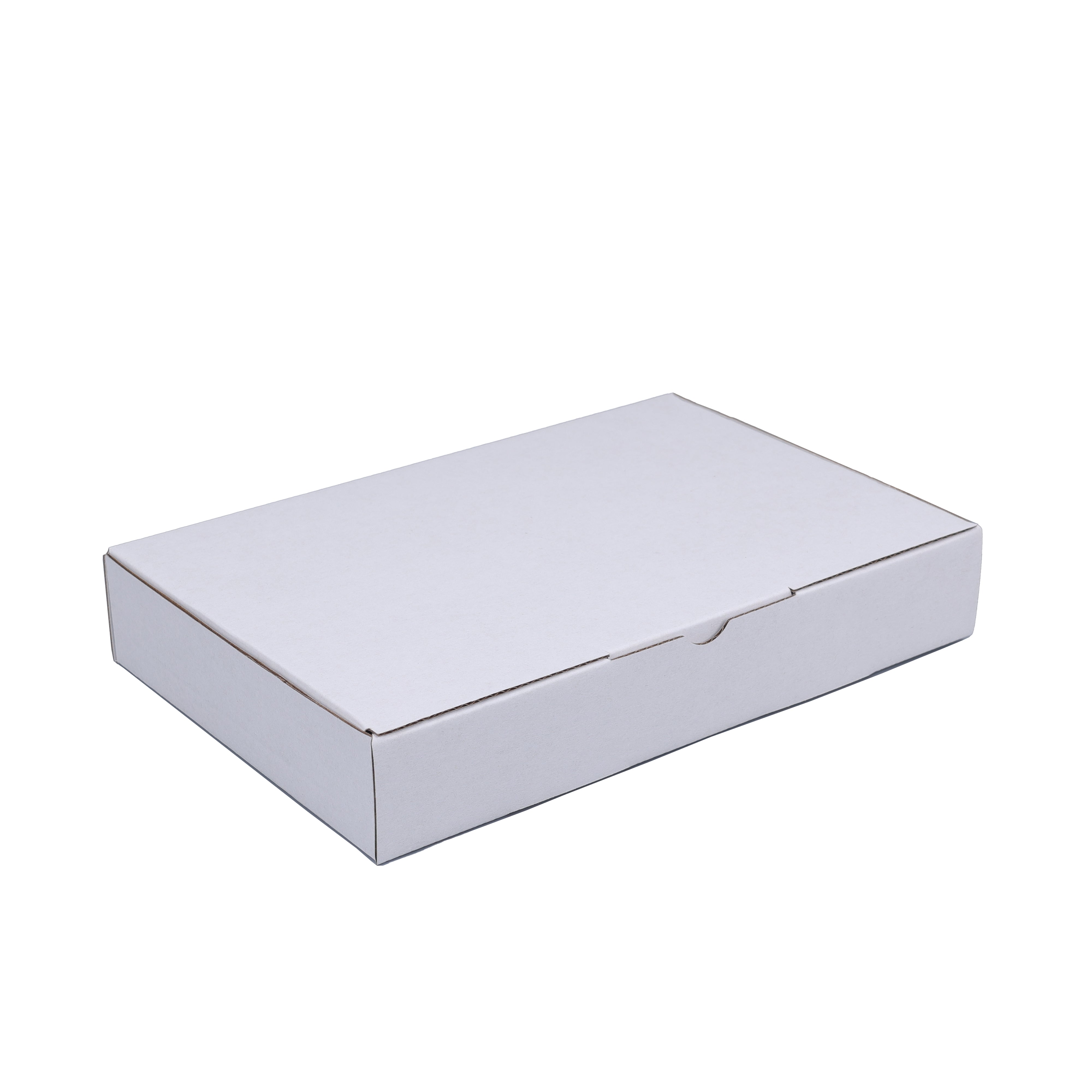 220 x 145 x 35mm Die cut Full White Mailing Box B290