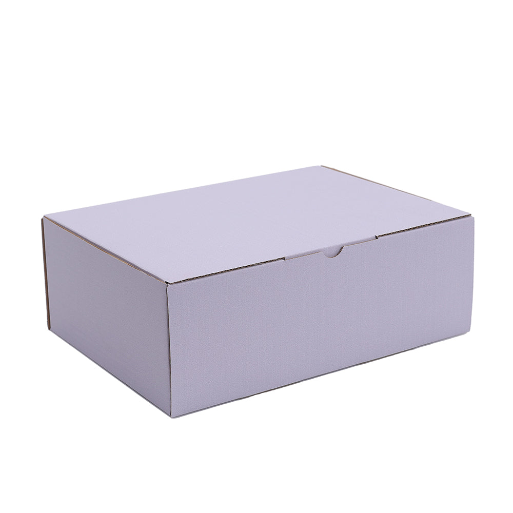 220 x 160 x 77mm A5 Die cut Modern Grey Mailing Box B374