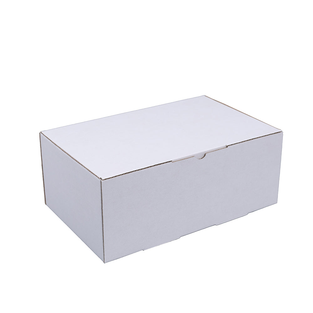 250 x 155 x 100mm Die cut White Mailing Box B105