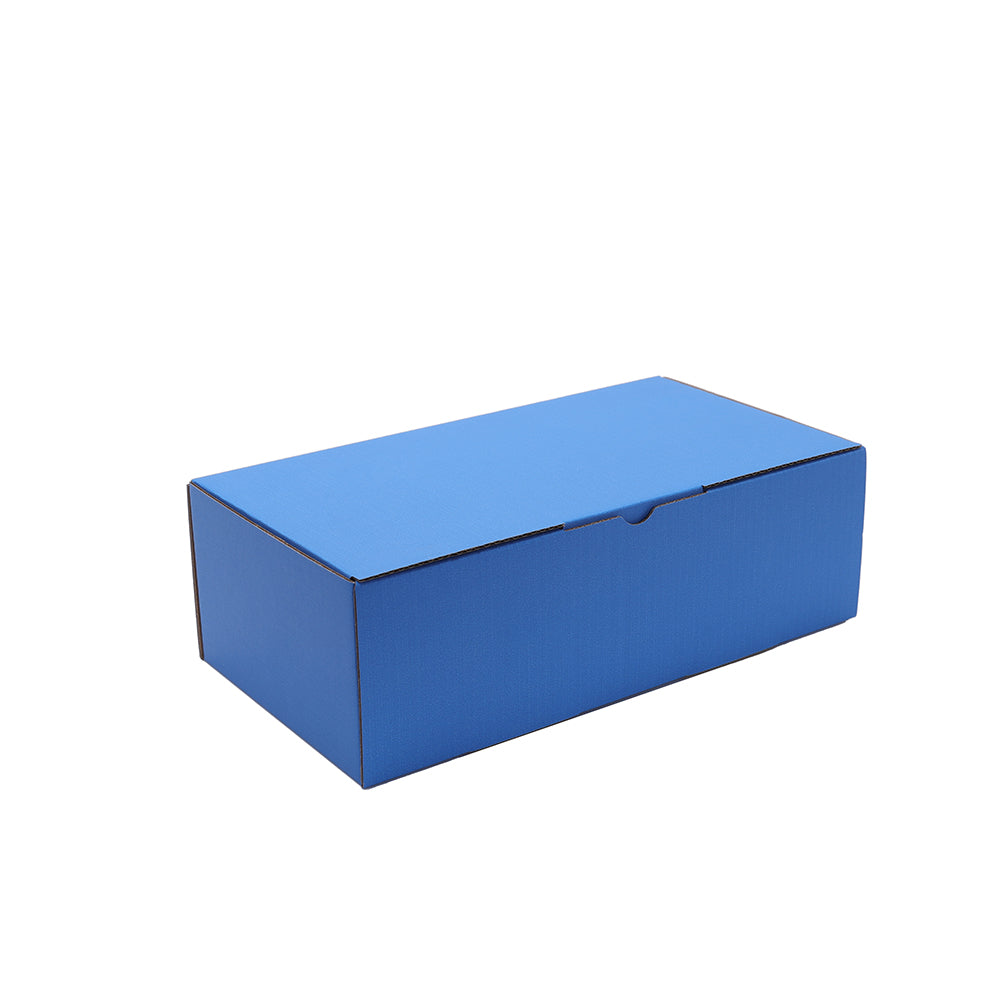 240 x 125 x 75mm Die cut Blue Mailing Box B175